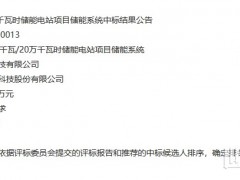 0.607元/Wh！寧德時代中標國信江蘇常州100MW/200MWh儲能系統采購