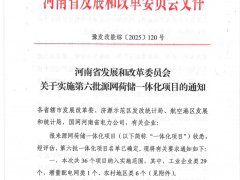 438.06MW！河南公布第六批源網荷儲一體化項目